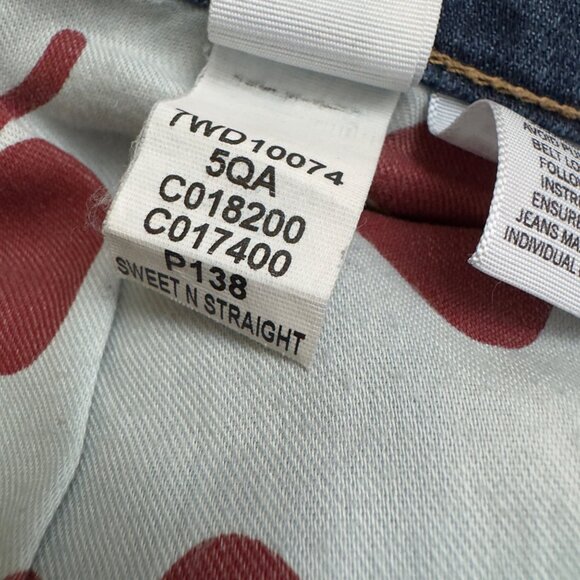 Lucky Brand Womens Handcrafted Medium Wash Straight Leg Jeans Size 6/28R premium - Picture 14 of 15